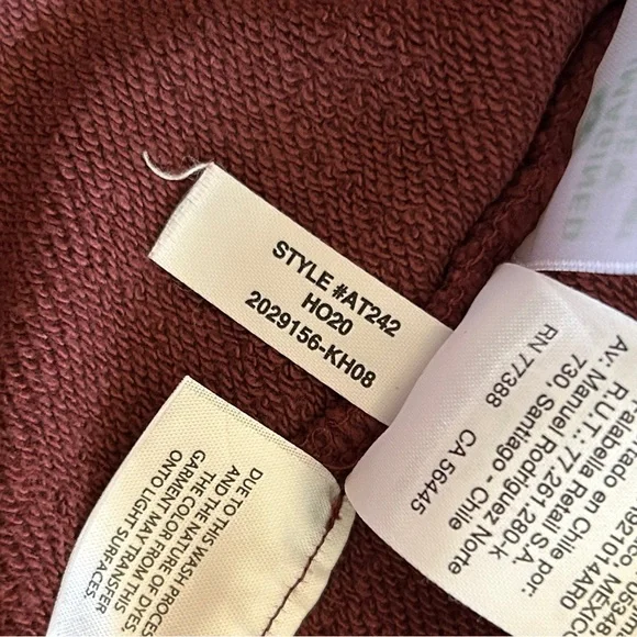 J. Crew Knit Goods Jogger Sweatpants, Burgundy, Size Large Tall - Picture 9 of 9